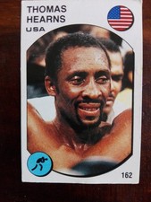 FIGURINA NR.  162 THOMAS HEARNS  ALBUM SUPERSPORT PANINI 1988 DA EDICOLA