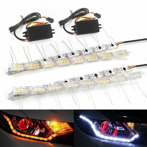 2pz strisce led auto drl - 2pz,
