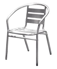 POLTRONA SEDIA BAR ALU IN