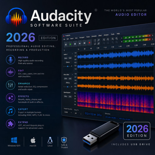 Audacity 2026 software - audacity,