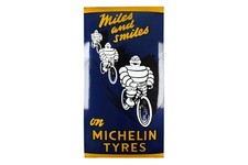 Enamel plaque MICHELIN 90x45