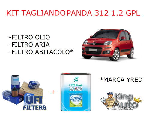 Kit tagliando filtri - kit, fiat
