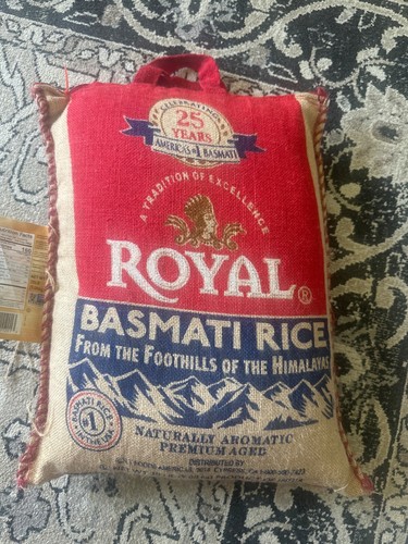 Royal basmati rice bag 20lbs - basmati,