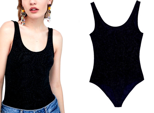 Zara body nero glitter - nero,