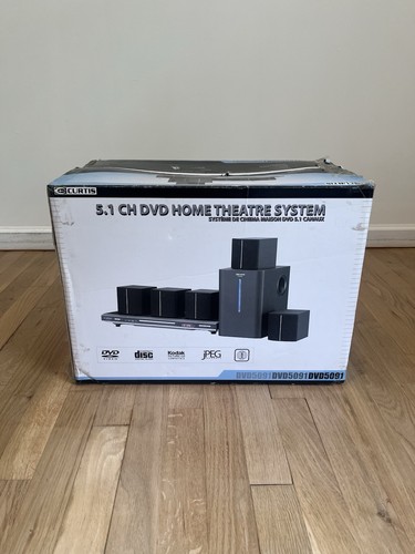 Curtis dvd sistema home - 5.1, ch