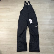 Mountain Hardwear Uomo Firefall Bavaglino Taglia Large Tuta da Sci Nero Invernale Nuovo con etichette $229