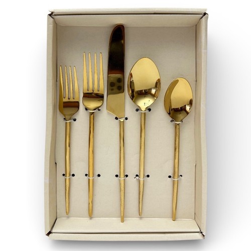 Set posate minimalista - minimalista, acciaio