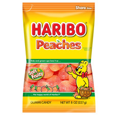 HARIBO Peaches Gummies, Gummy