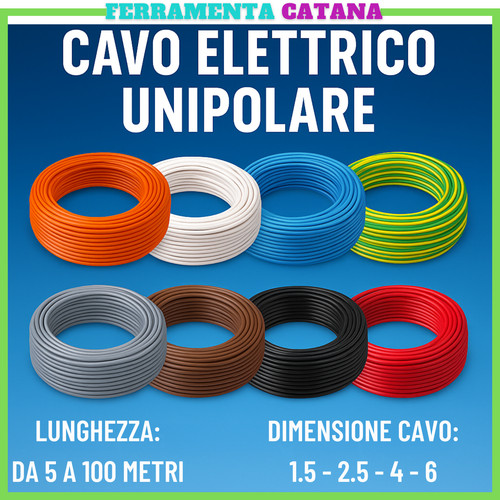 Cavo elettrico unipolare - elettrico,