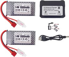 Set 2 batterie LiPo 7.4V