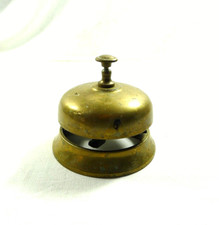 VECCHIO CAMPANELLO DA BANCO BAR NEGOZIO HOTEL ALBERGO COLF CAMERIERA UFFICIO