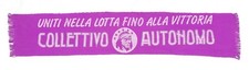Sciarpa Ultras Fiorentina Collettivo Autonomo Viola Stagione 1986 1987