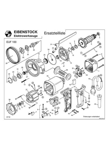 Eibenstock ricambi per fresa - eibenstock,
