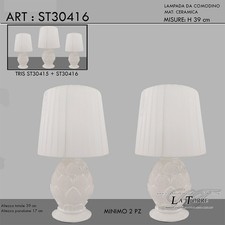 Lampada da tavolo coppia di