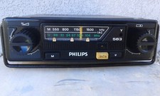 Autoradio d'epoca Philips 563 Anni '80 per auto d'epoca vintage FUNZIONANTE