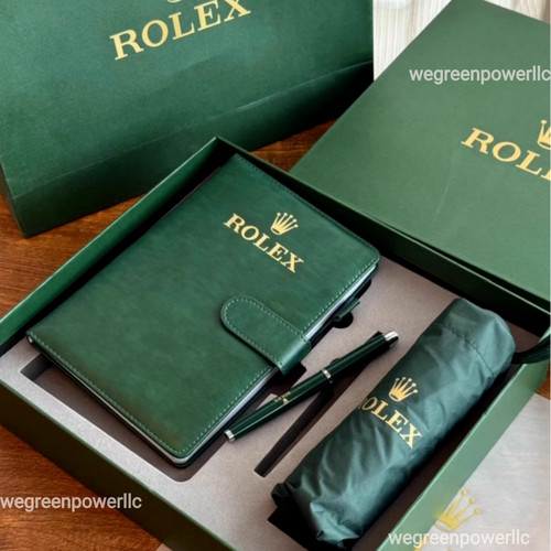 Rolex green executive gift - green, set