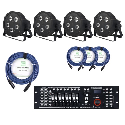 Par led faro rgbw 5x8w - par,