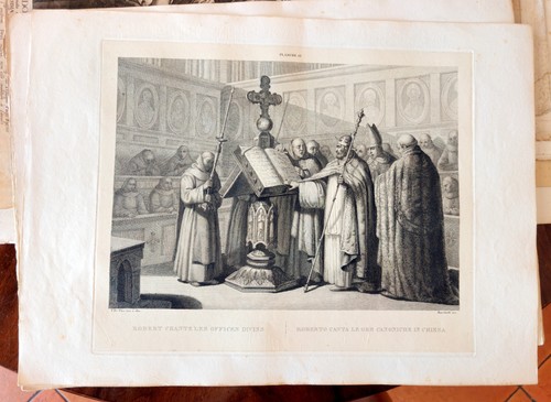 Stampa antica 1840 - antica, roberto