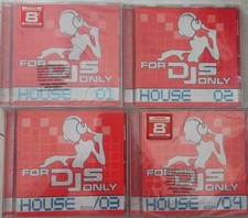 For DJs Only  House 2003 CD VOL. 1-2-3-4 (2 SIGILLATI)