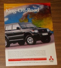 Rara Pubblicità MITSUBISHI PAJERO 2800 Turbo Diesel GLS - King Off-Road 1997