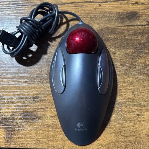 Mouse trackball usb logitech - trackball,