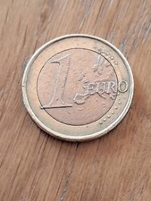 moneta da 1 euro rara Spagna 2007 - errore di conio