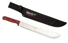 Falci 290135-10L Machete Lucido con Manico in Legno, 36 cm, Grigio, 47x4x2 cm