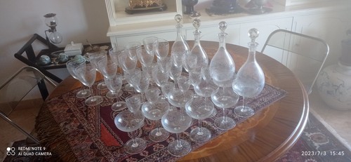 Servizio bicchieri cristallo - servizio,