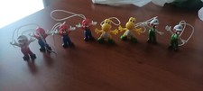 Lotto Ciondoli Portachiavi Super Mario Sorpresine
