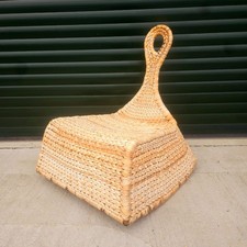 Sedia a dondolo IKEA tessuto foglia di banana cesto Gullholmen PS MARIA VINKA vintage