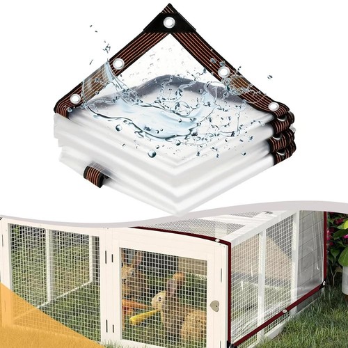 Telo pvc trasparente con - in,