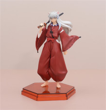 Statua Anime Inuyasha Cosplay PVC 18,5 cm Modellino Giocattolo Regali Decorativi 