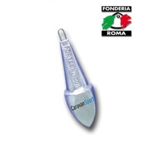 PIOMBO SURFCASTING SPORTENN CON ANELLO INOX FONDERIA ROMA DA PESCA MARE SURF