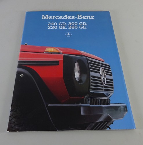 Brochure mercedes classe - classe, g