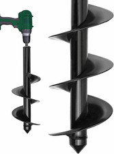 9X40Cm Punta Trapano a Spirale Dritto, Lega Di Acciaio Trivella a Coclea per Ter