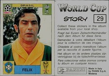 Scheda adesiva felix - felix, brasile