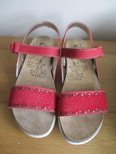 Sandali van dal donna rosso - van,