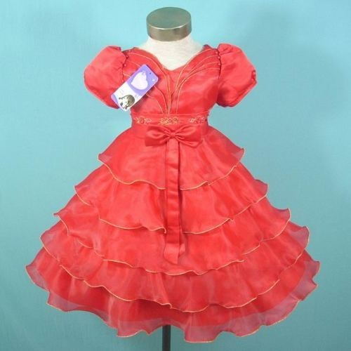 Vestito rosso festa - , bambina