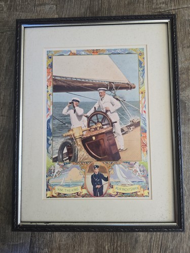 Vintage king as yachtsman - vintage,