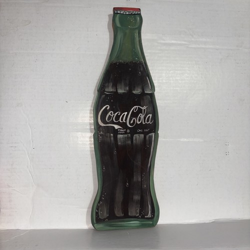 Bottiglia coca cola legno - bottiglia, in