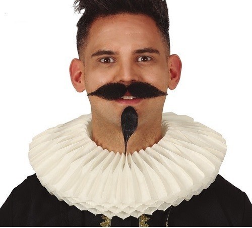 Tudor neck ruff - tudor, white