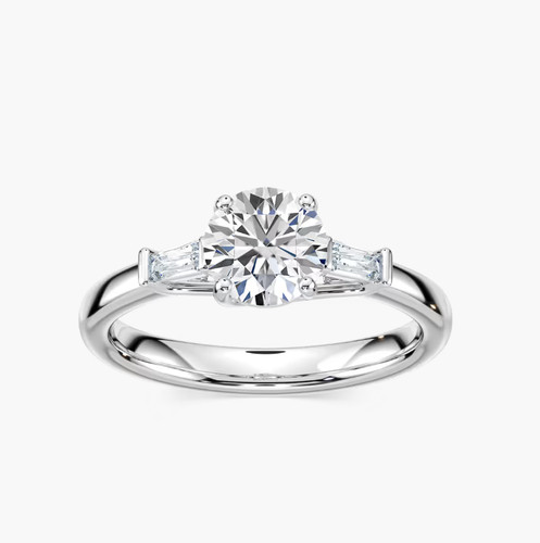Fede nuziale diamante platino - nuziale,