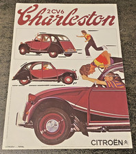 Feuillet Publicitaire CITROEN  2CV 6 Charleston - Aout 1980 - Bel Etat.