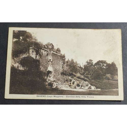 Cartolina baveno giardino - baveno,