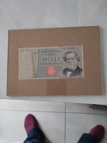 Banconota mille lire - , giuseppe