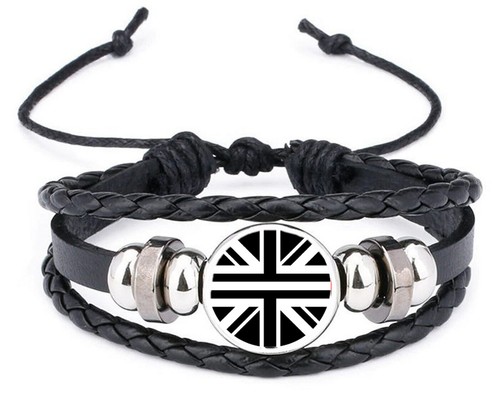 Thin white line leather - thin,