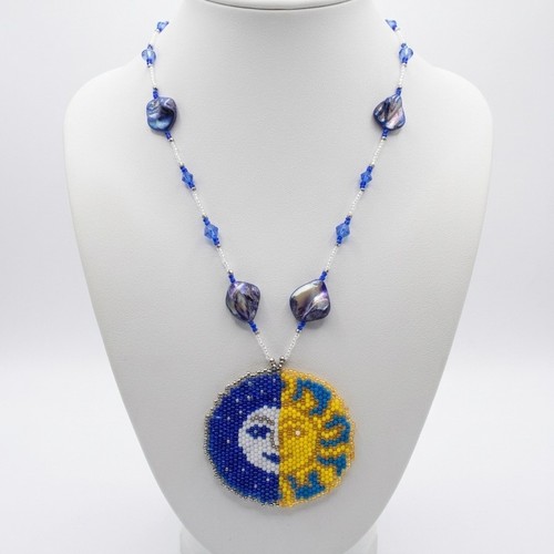 Collana artigianale lunga boho - collana,