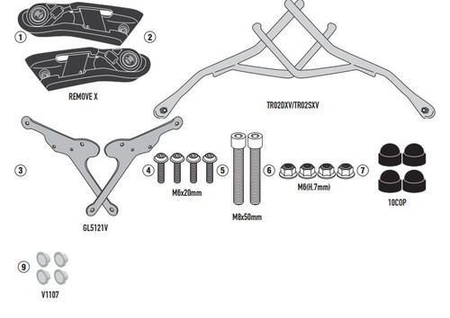 Kit telai givi tr6407 per - kit,