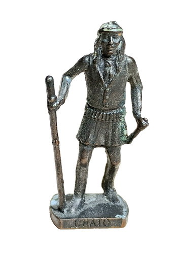 Statuina chato scame - chato, bronzo
