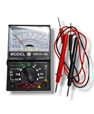 Multimetro analogico mini tester voltmetro amperometro ohmmetro con puntali